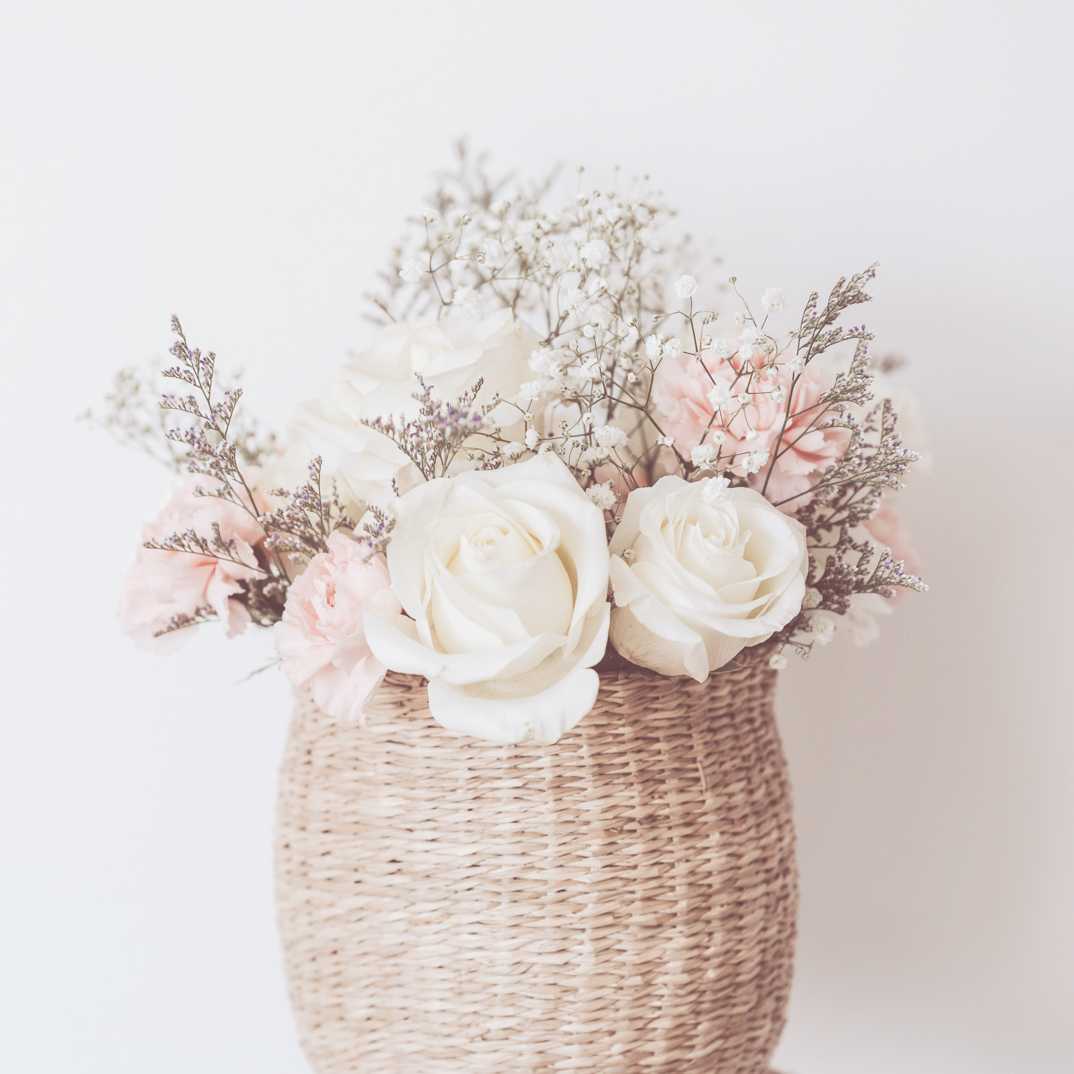 Flowers in a basket